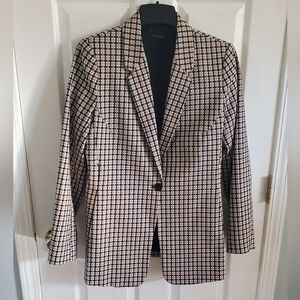 Elie Tahari Check Blazer